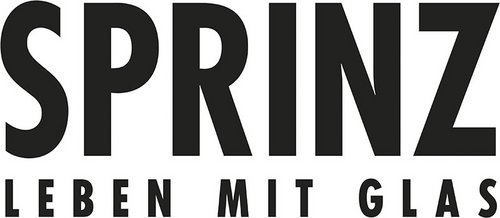 Sprinz logo schwarz claim